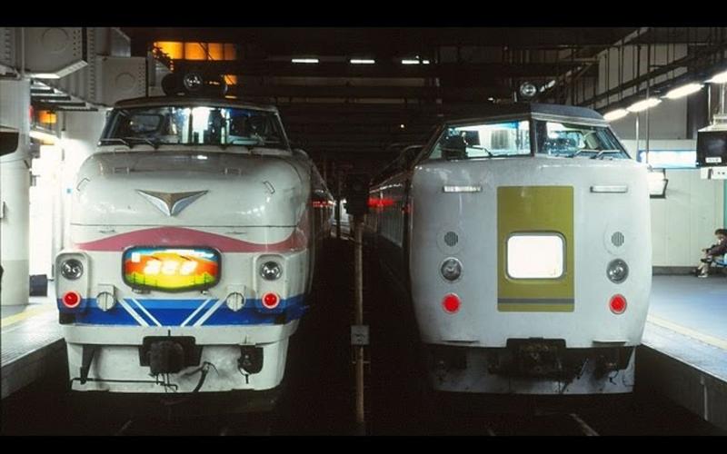 日本铁道过去的电车们1997年上野站信越本线碓冰峠列车通过到发集